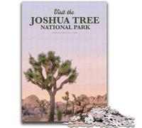 1000 Pieces Jigsaw Puzzles for Adults And Teens Visit Joshua Tree Toys Educational Games Stress Relieving Parent-child Interaction for Ages 14+ (size 38x52cm)