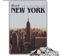 1000 Pieces Jigsaw Puzzles for Adults And Teens Visit New York for And from 14 Years And over Play Toys Because It Is Ideal As A Gift for The Whole Family (38x52cm) 1000pcs