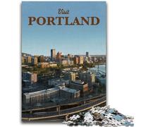 1000 Pieces Jigsaw Puzzles for Adults And Teens Visit Portland Adult Puzzles,Educational Toys & Games for Adults And Teenagers (50x75cm)