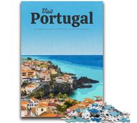 1000 Pieces Jigsaw Puzzles for Adults And Teens Visit Portugal Adult Puzzles,Educational Toys & Games for Adults And Teenagers (26x38cm)