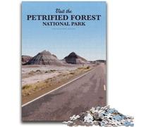 1000 Pieces Jigsaw Puzzles for Adults And Teens Visit The Petrified Forest Toys Educational Games Stress Relieving Parent-child Interaction for Ages 14+ (size 38x26cm)