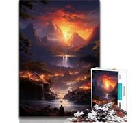 1000 Pieces Jigsaw Puzzles for Adults And Teens Volcano Adult Jigsaw,Challenging Difficult Deal As Gifts for The Whole Family (size 75x50cm)