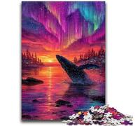 1000 Pieces Jigsaw Puzzles for Adults And Teens Whales at Sunset Adult Jigsaw,Learning Educational Toys Family Games Gifts for Friends And Family (50x75cm)