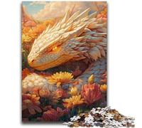 1000 Pieces Jigsaw Puzzles for Adults And Teens White Baby Dragon Adult Jigsaw,Learning Educational Toys Family Games Gifts for Friends And Family (38x26cm)
