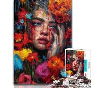 1000 Pieces Jigsaw Puzzles for Adults And Teens Woman Oil Painting Teenager Puzzles,Stress Reliever Staycation Kill Time Parent-child Interaction (size 75x50cm)