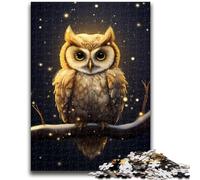 1000 Pieces Jigsaw Puzzles for Adults And Teens Yellow Owl Help The Brain Exercise Addictive Toys to Cultivate Patience Gift For Birthdays 26x38cm