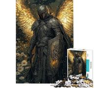 1000 Pieces Jigsaw Puzzles for Adults Angelic Knight Puzzles for Adults DIY Toys Difficult Challenge Difficult And Challenge (size 38x26cm)