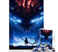 1000 Pieces Jigsaw Puzzles for Adults Anime Demons Born Toy Wall Decor Gifts Ideas Relax Games Improving Love between Couples Size 50x75cm