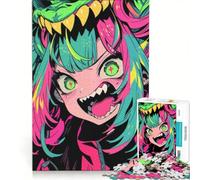 1000 Pieces Jigsaw Puzzles for Adults Anime Monster Girl, Hands-on Game, Train Your Brain And Hands, Every Piece Is Unique 50x75cm