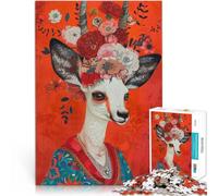 1000 Pieces Jigsaw Puzzles for Adults Antelope Animal Fashion Für Familienspaß Heimdekoration Spielzeug50x70cm