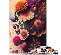 1000 Pieces Jigsaw Puzzles for Adults Art Flowers Puzzles 1000 Piece Jigsaws for Adults Puzzle Birthday Gifts 1000pcs (75x50cm)
