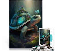 1000 Pieces Jigsaw Puzzles for Adults Art Turtle Family Entertainment Toys 26x38cm gifts for friends and family for teenager 14+