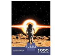 1000 Pieces Jigsaw Puzzles for Adults Astronaut on The Mars Jigsaw Puzzle Family Game Wall Art Unique Gifts for Birthday And Christmas 52x38cm/1000pcs