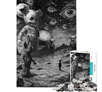 1000 Pieces Jigsaw Puzzles for Adults Astronauts of The Unknown Puzzles for Adults DIY Toys Difficult Challenge Difficult And Challenge (size 38x52cm)