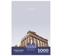 1000 Pieces Jigsaw Puzzles for Adults Athens Acropolis Artwork Jigsaws for Adults Brain Teaser Game Stress Reliever Birthday And Unique Gifts 70x50cm/1000pcs
