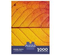 1000 Pieces Jigsaw Puzzles for Adults Autumn Leaf Close-Up Jigsaws for Adults Brain Teaser Game Stress Reliever Birthday And Unique Gifts 38x26cm/1000pcs