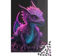 1000 Pieces Jigsaw Puzzles for Adults Baby Dragon Puzzle Sets for Family Wooden Puzzles Brain Challenge Puzzle 1000pcs (75x50cm)