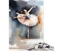 1000 Pieces Jigsaw Puzzles for Adults | Ballerina Watercolor Jigsaw Puzzles for Adults 1000 Pieces Puzzle Gifts 1000pcs (75x50cm)