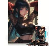 1000 Pieces Jigsaw Puzzles for Adults Beautiful Kunoichi Alley Exact Fit Game Mind Game Gift Free Play Game Birthday Mind Gift (38x52cm)