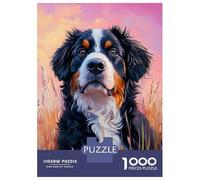 1000 Pieces Jigsaw Puzzles for Adults Bernese Mountain Dog Portrait -2 Jigsaw Puzzle Family Game Wall Art Unique Gifts for Birthday And Christmas 70x50cm/1000pcs