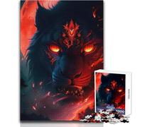 1000 Pieces Jigsaw Puzzles for Adults Blood Moon Beast Cozy And Calming Leisure Fun Seamless Fit High Precision Toy Size 38x26cm