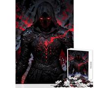 1000 Pieces Jigsaw Puzzles for Adults Blood Oath Knight︰ Crimson Vanguard Anti-Stress Toys Art Work Gift Family Games Difficult And Challenge Size 38x52cm
