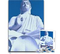 1000 Pieces Jigsaw Puzzles for Adults Buddha Statue Toy Intellectual Game Birthday Present Gift For Birthdays Size 38x26cm