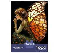 1000 Pieces Jigsaw Puzzles for Adults Butterfly Fairy Wings Costume Jigsaw for Adults Relax Games Perfect Decoration Unique Gifts for Birthday And Christmas 38x26cm/1000pcs