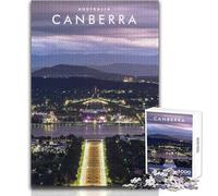 1000 Pieces Jigsaw Puzzles for Adults Canberra Australia Toy Intellectual Game Birthday Present Gift For Birthdays Size 38x26cm