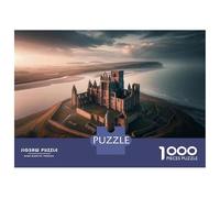 1000 Pieces Jigsaw Puzzles for Adults Castle Ruins on The Beach Adult Jigsaw Puzzle Toy Wall Decor Analysis And Logic for Is Ideal As A Gift 38x26cm/1000pcs