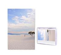 1000 Pieces Jigsaw Puzzles for Adults Challenging Puzzle Personalized Wooden Puzzles Picture Puzzles Romantic White Sand Landscape Puzzles from Photos Jigsaw Puzzle Gifts for Family Birthday