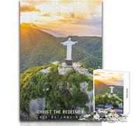 1000 Pieces Jigsaw Puzzles for Adults Christ The Redeemer Toy Intellectual Game Birthday Present Gift For Birthdays Size 38x26cm