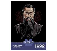 1000 Pieces Jigsaw Puzzles for Adults Confucius Philosopher Jigsaw Puzzle Family Game Wall Art Unique Gifts for Birthday And Christmas 70x50cm/1000pcs