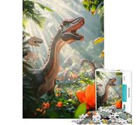 1000 Pieces Jigsaw Puzzles for Adults Corythosaurus Dinosaur in Jungle Toy Intellectual Game Educational Games for The Whole Family Great Gifts And Toys (Size 38x52cm)