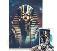 1000 Pieces Jigsaw Puzzles for Adults Cosmic Egyptian Pharaoh, Hands-on Game, Stress Reliever, Unique Gifts for Birthday And Christmas 38x52cm