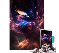 1000 Pieces Jigsaw Puzzles for Adults Cosmic Phoenix Rising Toy Intellectual Game Educational Games for The Whole Family Great Gifts And Toys (Size 38x26cm)