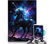 1000 Pieces Jigsaw Puzzles for Adults Cosmic Unicorn Anspruchsvolles Spiel und Familienspaß Eltern-Kind-Interaktion38x26cm