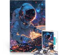 1000 Pieces Jigsaw Puzzles for Adults Cosmonaut Lernspielzeug für die ganze Familie Wunschliste mit dem Weihnachtsmann38x26cm