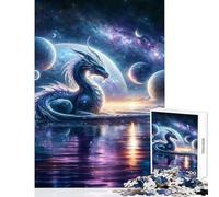 1000 Pieces Jigsaw Puzzles for Adults Creator Dragons Cosmos Enjoy Peaceful Family Home Time Heartfelt Idea (38x26cm)