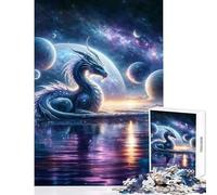 1000 Pieces Jigsaw Puzzles for Adults Creator Dragons Cosmos Enjoy Peaceful Family Home Time Heartfelt Idea (50x75cm)