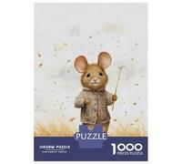 1000 Pieces Jigsaw Puzzles for Adults Cute Mouse in A Field Adult Jigsaw Brain Teaser Game Birthday Present Birthday And Unique Gifts 70x50cm/1000pcs
