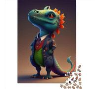 1000 Pieces Jigsaw Puzzles for Adults Cute Mr Dragon 6 Puzzle Sets for Family Paper Puzzles Brain Challenge Puzzle 1000pcs (38x26cm)