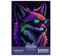 1000 Pieces Jigsaw Puzzles for Adults Cute Whimsical Fox Adult Jigsaw Brain Teaser Game Birthday Present Birthday And Unique Gifts 52x38cm/1000pcs