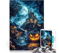 1000 Pieces Jigsaw Puzzles for Adults “dark castle” Made of wood，for age 14+ Anti-Stress Toys because it is ideal as a gift for the whole family。size：50x75cm/14.96x20.47inch