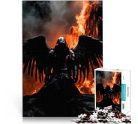 1000 Pieces Jigsaw Puzzles for Adults Dark Fantasy Fallen Angel Denkspiel denn eignet sich ideal als Geschenk für die ganze Familie38x26cm