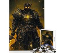 1000 Pieces Jigsaw Puzzles for Adults Dark Knight Flames Family Games Stress Reliever Toy Wall Decor Artists Collection, Fine Art (38x52cm)