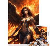 1000 Pieces Jigsaw Puzzles for Adults Defiant Fallen Angel Home Decoration Toys Gift For Birthdays Educational Games Difficult And Challenge Size 50x75cm