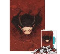 1000 Pieces Jigsaw Puzzles for Adults Demoness in Blood Puzzles for Adults Relax Games A Work of Art Difficult And Challenge (Size 38x26cm)