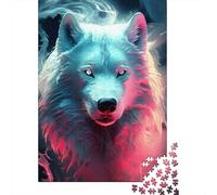 1000 Pieces Jigsaw Puzzles for Adults Direwolf Puzzle Sets for Family Paper Puzzles Brain Challenge Puzzle 1000pcs (38x26cm)