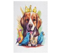 1000 Pieces Jigsaw Puzzles for Adults Dogs Puzzle Teenagers Game Stress Reliever Difficult Challenge 78×53cm